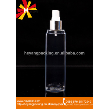 200ml pet rectangle cosmetic packaging bottle